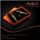Andy C Emerge Range Bar Set: Wine stopper & C/screw